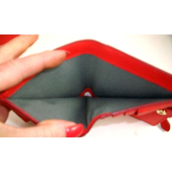 Cole Haan Shoulder Bag One Crossbody Leather Red /Ladies with Wallet. - Picture 9 of 12